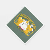 Erdnüsse | Beagle Skilodge Serviette (Ecke)