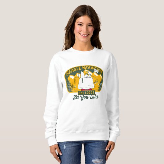 Erdnüsse | Beagle Skilodge Sweatshirt (Vorne ganz)