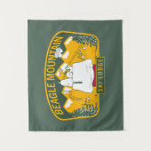 Erdnüsse | Beagle Skilodge Wandteppich (Vorderseite)