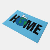 Erdnüsse | Behalt es sauber Behalte es grün Fußmatte (Schrägansicht)