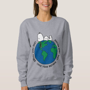 Erdnüsse   Behalt es sauber Behalte es grün Sweatshirt