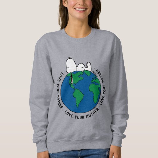 Erdnüsse | Behalt es sauber Behalte es grün Sweatshirt (Vorderseite)