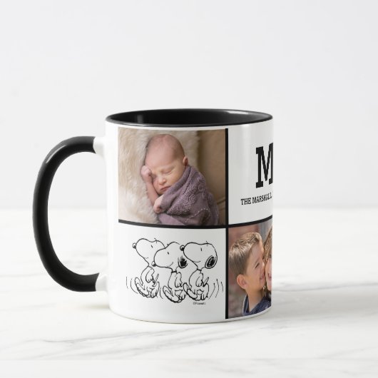 Erdnüsse | | Benutzerdefinierte Foto und Monogramm Tasse (Links)