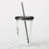 Erdnüsse Beste Wünsche Abschluss Snoopy Lesend Acryltrinkbecher (Links)