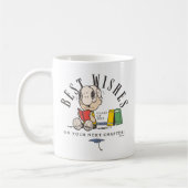 Erdnüsse Beste Wünsche Abschluss Snoopy Lesend Kaffeetasse (Links)