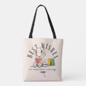 Erdnüsse Beste Wünsche Abschluss Snoopy Lesend Tasche (Rückseite)