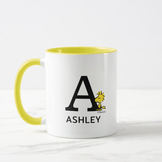 Erdnüsse | Bezeichnung der Wälder und Monogramm A Tasse (Links)