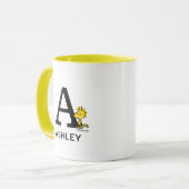 Erdnüsse | Bezeichnung der Wälder und Monogramm A Tasse (Vorderseite Links)