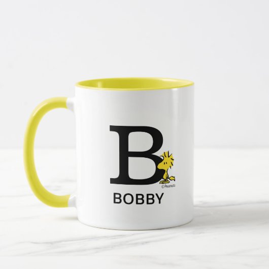 Erdnüsse | Bezeichnung der Wälder und Monogramm B Tasse (Links)