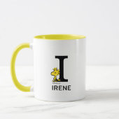 Erdnüsse | Bezeichnung und Monogramm des Holzbesta Tasse (Links)