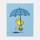 Erdnüsse | Blauer Waldstock Fleecedecke (Vorderseite)