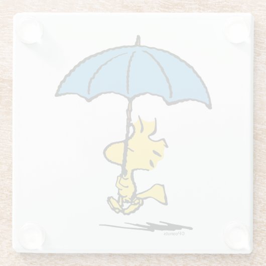 Erdnüsse | Blauer Waldstock Glasuntersetzer (Rückseite)