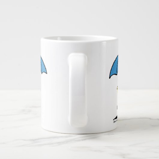 Erdnüsse | Blauer Waldstock Jumbo-Tasse (Rückseite)