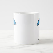 Erdnüsse | Blauer Waldstock Jumbo-Tasse (Vorderseite)