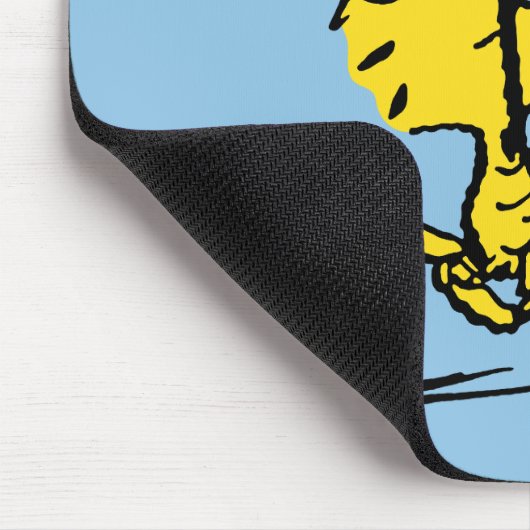 Erdnüsse | Blauer Waldstock Mousepad (Ecke)