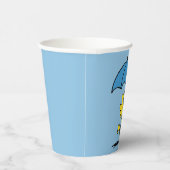 Erdnüsse | Blauer Waldstock Pappbecher (Rechts)