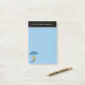 Erdnüsse | Blauer Waldstock Post-it Klebezettel (Auf Schreibtisch)