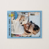 Erdnüsse | Blauer Waldstock Puzzle (Horizontal)