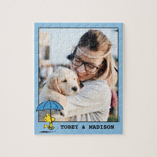 Erdnüsse | Blauer Waldstock Puzzle (Vertikal)