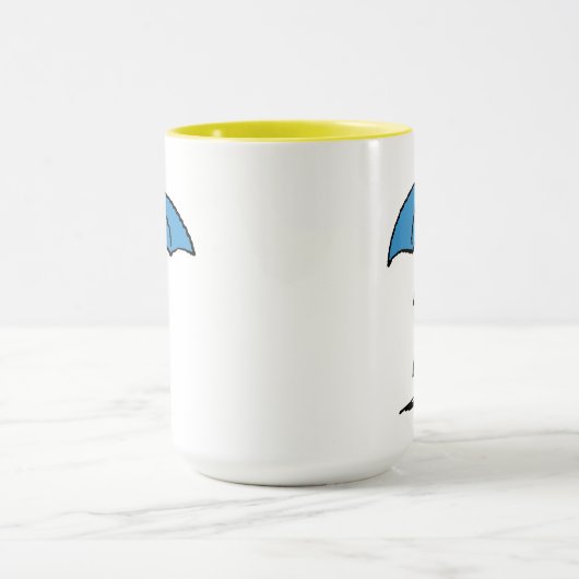 Erdnüsse | Blauer Waldstock Tasse (Zentrum)