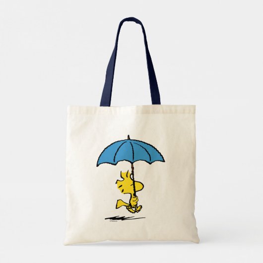 Erdnüsse | Blauer Waldstock Tragetasche (Rückseite)