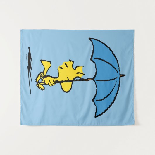 Erdnüsse | Blauer Waldstock Wandteppich (Vorderseite (Horizontal))