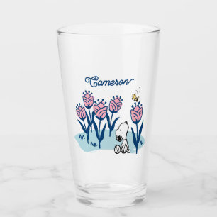 Erdnüsse - Blume Name hinzufügen Glas