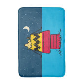 Erdnüsse | Camping aus Holz Badematte (Vorderseite Vertikal)