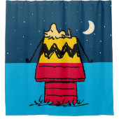 Erdnüsse | Camping aus Holz Duschvorhang (Vorderseite)