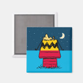 Erdnüsse | Camping aus Holz Magnet (Vorderseite/Rückseite)