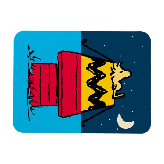 Erdnüsse | Camping aus Holz Magnet (Horizontal)