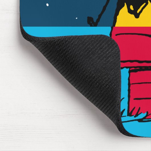 Erdnüsse | Camping aus Holz Mousepad (Ecke)