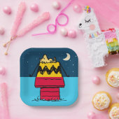 Erdnüsse | Camping aus Holz Pappteller (Party)