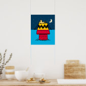 Erdnüsse | Camping aus Holz Poster (Küche)