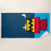 Erdnüsse | Camping aus Holz Strandtuch (Vorderseite)