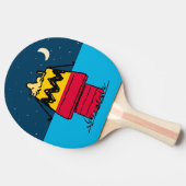 Erdnüsse | Camping aus Holz Tischtennis Schläger (Seitenansicht)