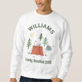 Erdnüsse | Camping Familienurlaub Sweatshirt (Vorderseite)