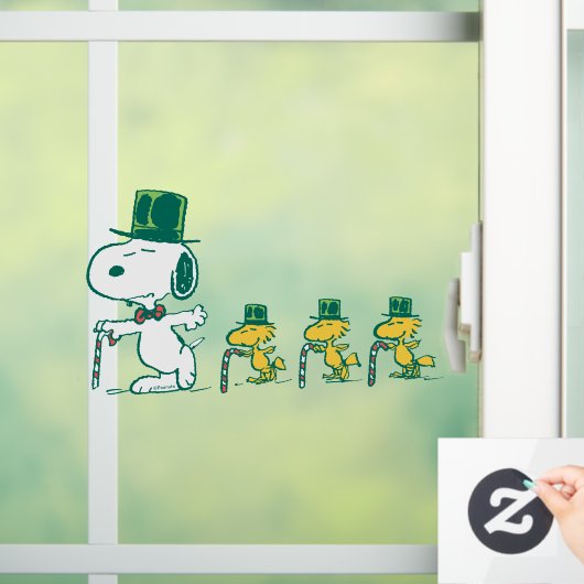 Erdnüsse | Candy Cane Süssen Fensteraufkleber (Zuhause)