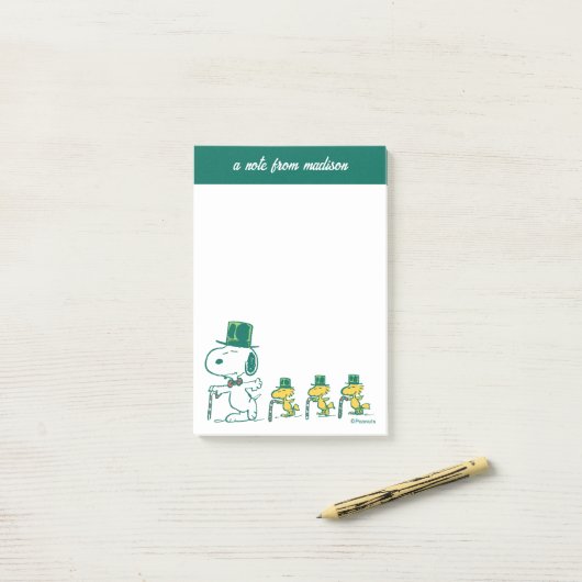 Erdnüsse | Candy Cane Süssen Post-it Klebezettel (Auf Schreibtisch)