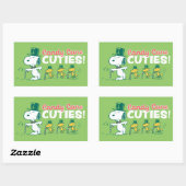 Erdnüsse | Candy Cane Süssen Rechteckiger Aufkleber (Blatt)