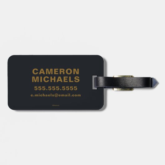 Erdnüsse | Charlie Brown ausgeteilt Gepäckanhänger (Rückseite horizontal)