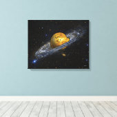 Erdnüsse | Charlie Brown ausgeteilt Leinwanddruck (Insitu (Holzboden))