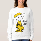 Erdnüsse | Charlie Brown Baseball Game Sweatshirt (Vorderseite)