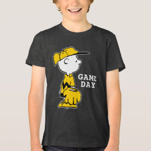 Erdnüsse Charlie Brown Baseball Game Tri-Blend Shirt