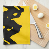 Erdnüsse | Charlie Brown Baseball Geschirrtuch (Viertel Falte)