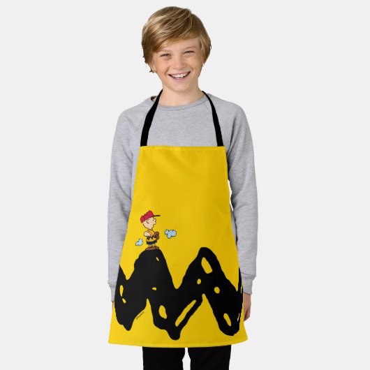 Erdnüsse | Charlie Brown Baseball Schürze (Getragen)