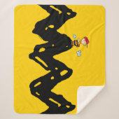 Erdnüsse | Charlie Brown Baseball Sherpadecke (Vorderseite)