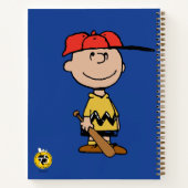 Erdnüsse | Charlie Brown Baseball Smile Notizblock (Rückseite)