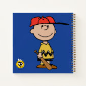 Erdnüsse | Charlie Brown Baseball Smile Notizblock (Rückseite)