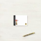 Erdnüsse | Charlie Brown Baseball Smile Post-it Klebezettel (Auf Schreibtisch)